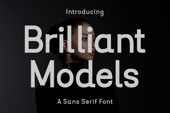 Brilliant Models Font - Featured Image