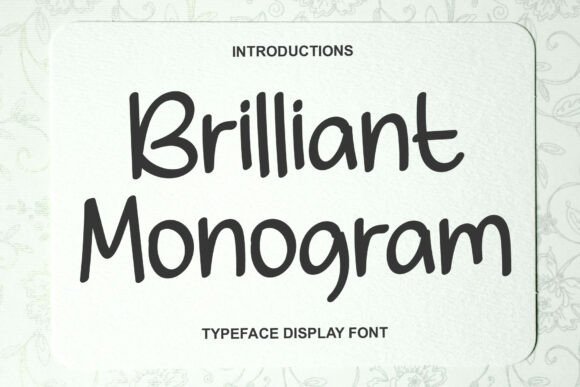 Brilliant Monogram Font - Featured Image
