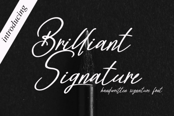 Brilliant Signature Font - Featured Image