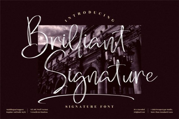 Brilliant Signature Font - Featured Image