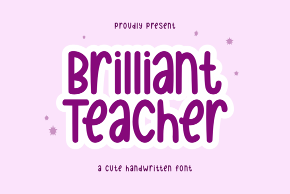 Brilliant Teacher Font - Featured Image