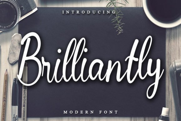 Brilliantly Font - Featured Image