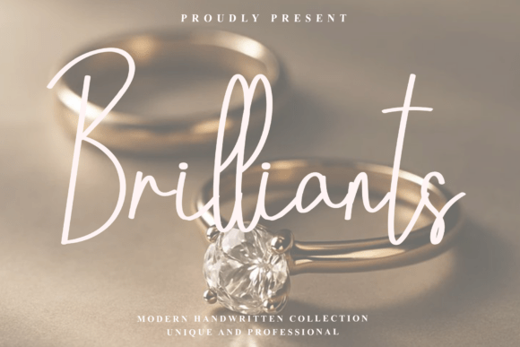 Brilliants Font - Featured Image