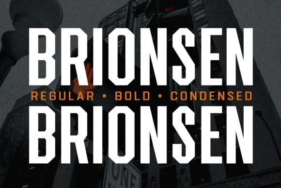 Brionsen Font - Featured Image