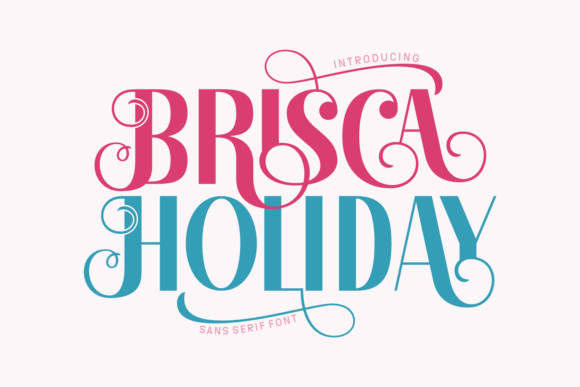 Brisca Holiday Font - Featured Image