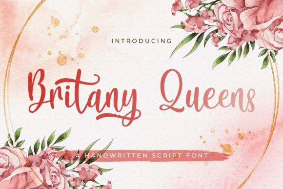 Britany Queens Font - Featured Image
