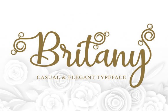 Britany Script Font - Featured Image