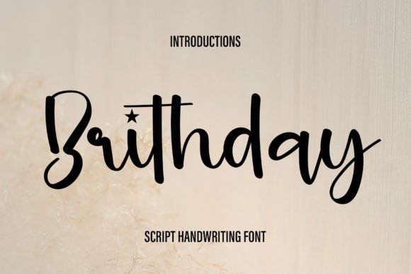 Brithday Font - Featured Image