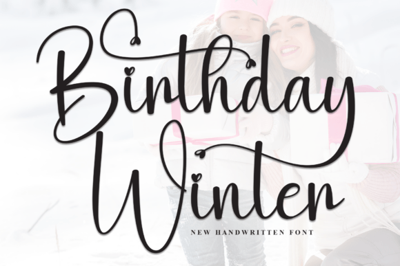 Brithday Winter Font - Featured Image