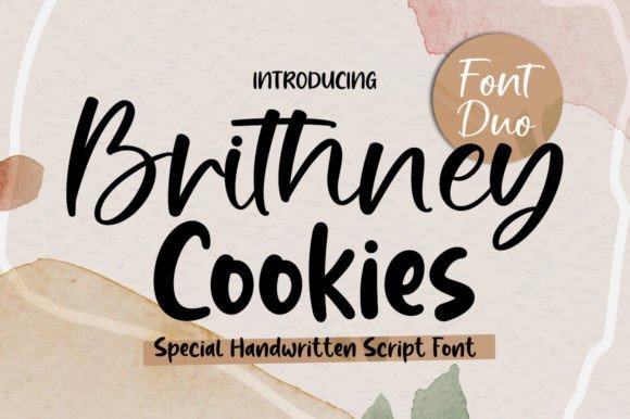 Brithney Cookies Font - Featured Image