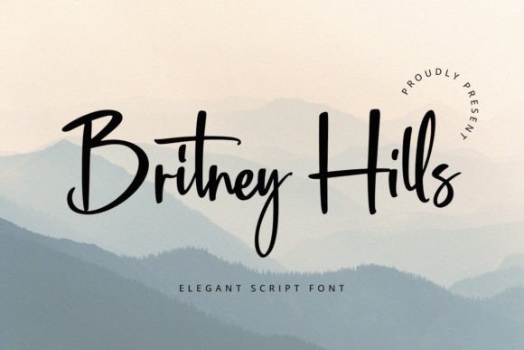 Britney Hills Font - Featured Image