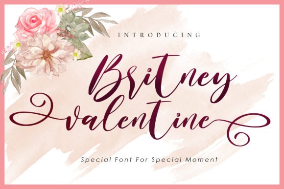 Britney Valentine Font - Featured Image