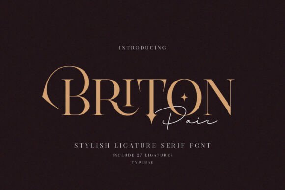 Briton Pair Font - Featured Image