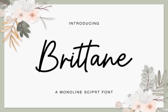 Brittane Font - Featured Image