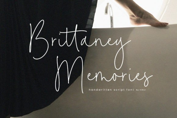 Brittaney Memories Font - Featured Image
