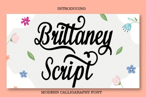 Brittaney Script Font - Featured Image