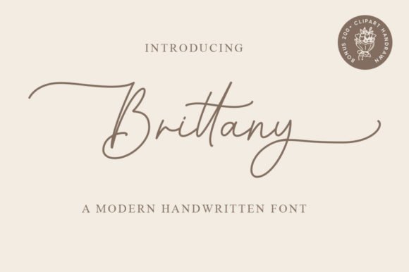 Brittany Font - Featured Image
