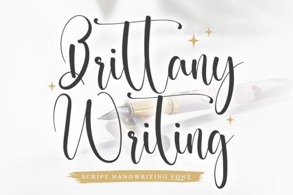 Brittany Writing Font - Featured Image