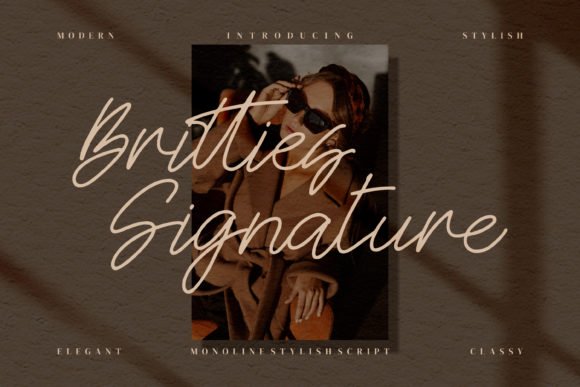 Britties Signature Font - Featured Image