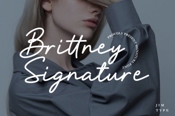 Brittney Signature Font - Featured Image