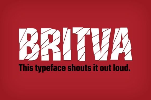 Britva Font - Featured Image