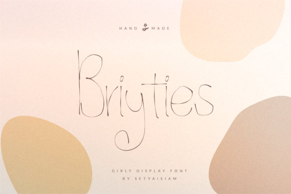 Briyties Font - Featured Image