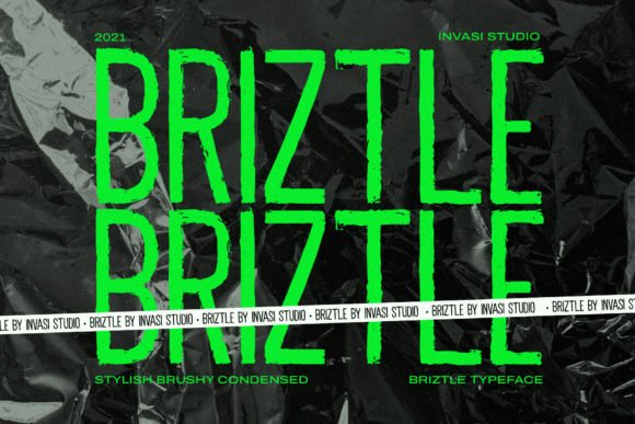 Briztle Font - Featured Image