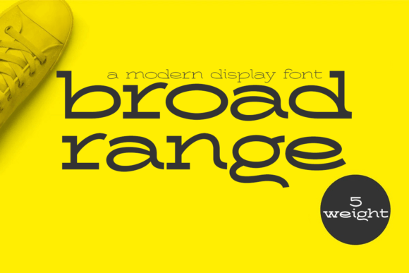 Broad Range Font - Featured Image