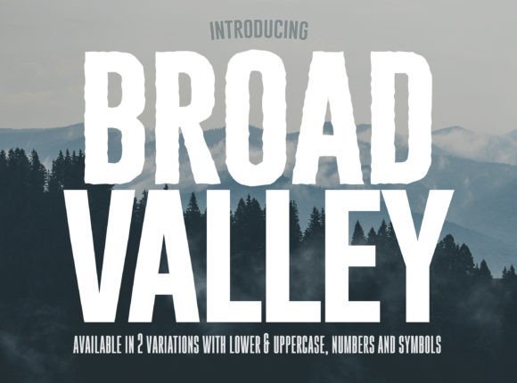Broad Valley Font - Featured Image