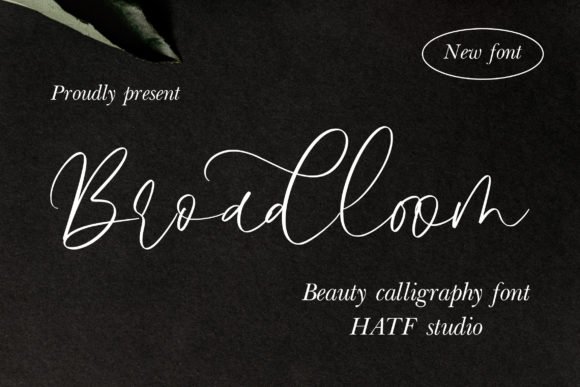 Broadloom Font - Featured Image