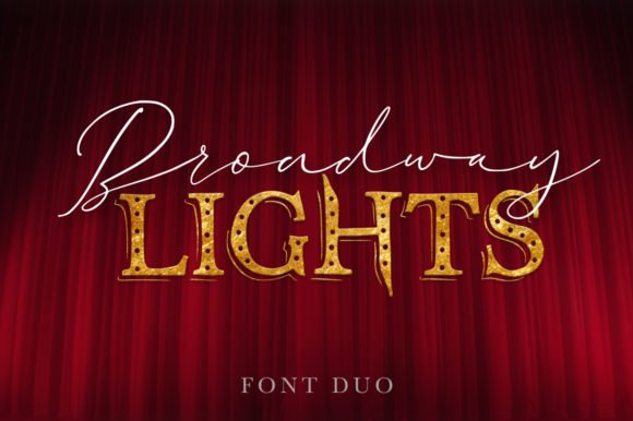 Broadway Lights Duo Font - Featured Image