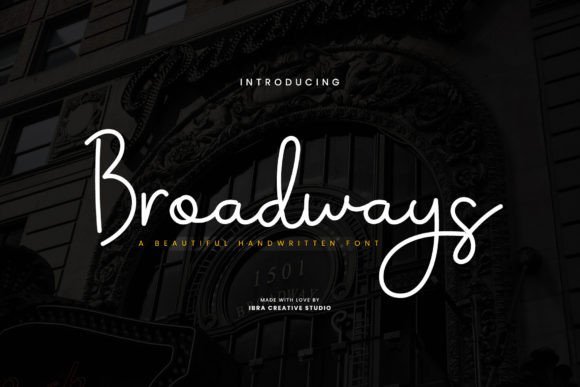 Broadways Font - Featured Image