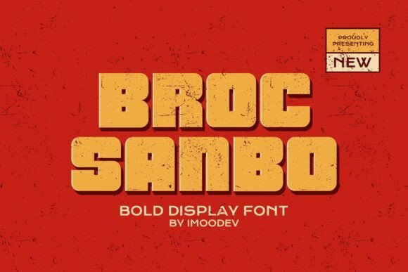 Broc Sanbo Font - Featured Image