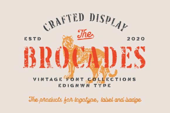 Brocades Font - Featured Image