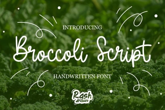 Broccoli Script Font - Featured Image