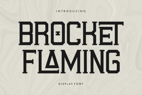 Brocket Flaming Font - Featured Image
