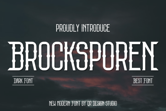 Brocksporen Font - Featured Image