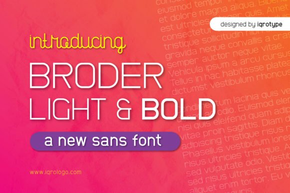 Broder Font - Featured Image