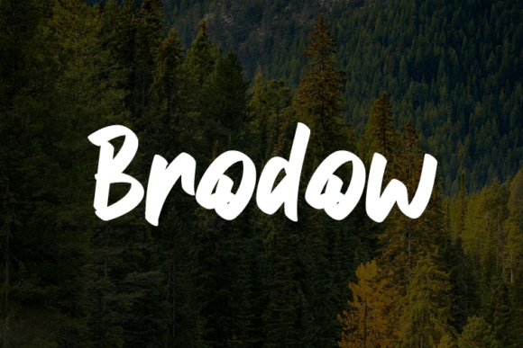 Brodow Font - Featured Image