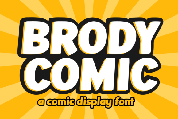 Brody Comic Font - Featured Image