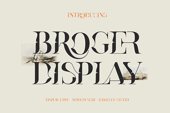 Broger Font - Featured Image
