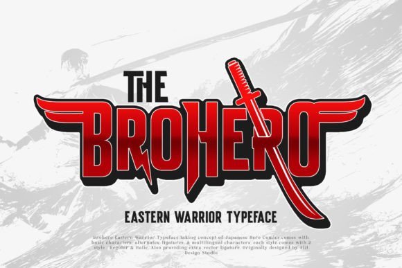 Brohero Font - Featured Image