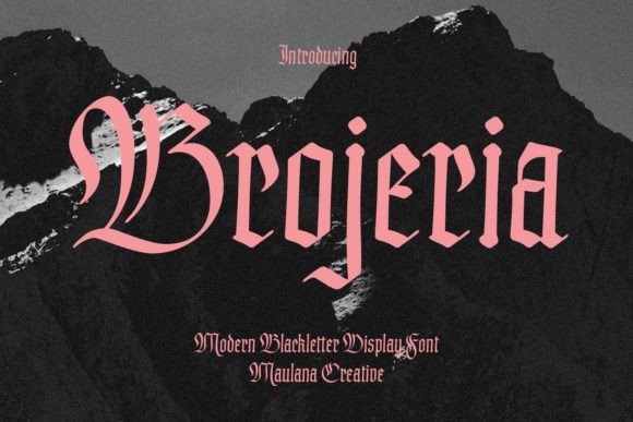 Brojeria Font - Featured Image