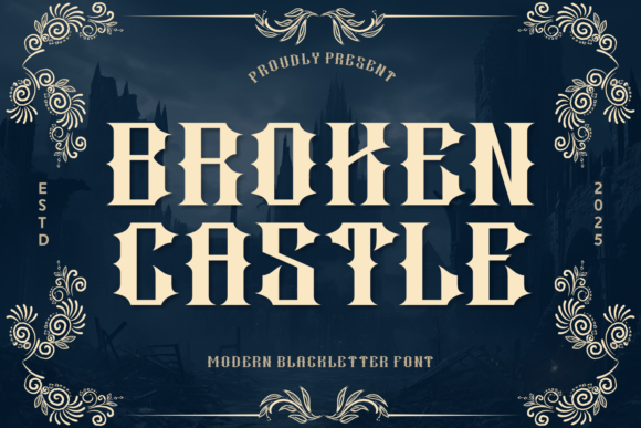 Broken Castle Font - Featured Image