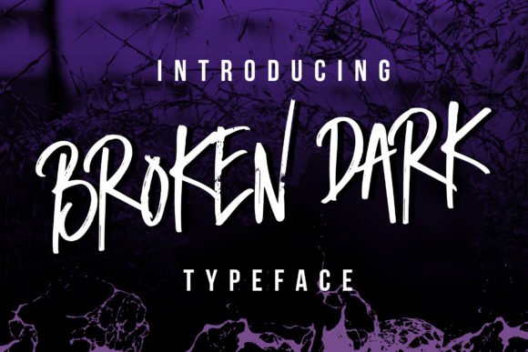 Broken Dark Font - Featured Image