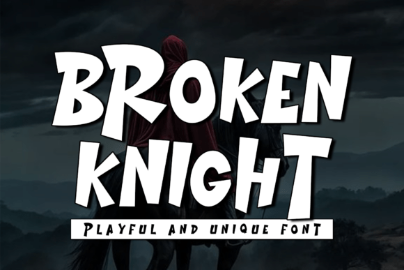 Broken Knight Font - Featured Image