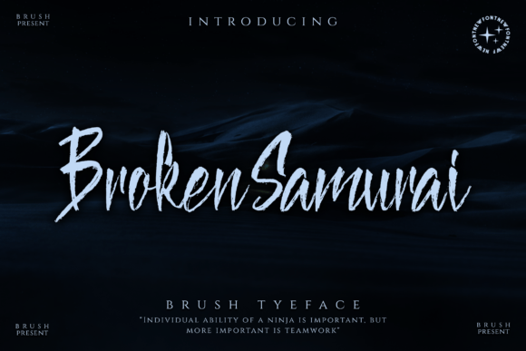 Broken Samurai Font - Featured Image