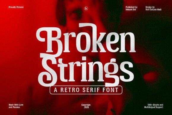 Broken Strings Font - Featured Image
