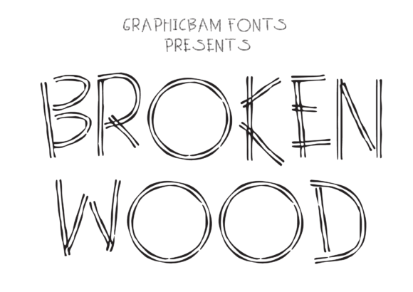Broken Wood Font - Featured Image