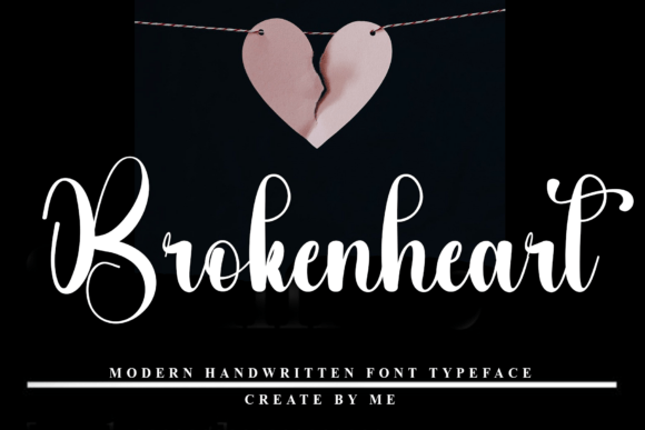 Brokenheart Font - Featured Image